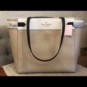 Kate Spade Staci colorblock laptop tote